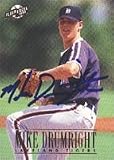 Mike Drumright, Lakeland Tigers - Tigers Affiliate Autographed Card