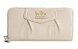 Coach Madison Pleated Leather Accordion Zip Around Wallet 44392 Parchment White