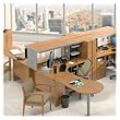 Quantum Series Desk Shell, 71-3/8w x 29-1/4d x 30h, Modern Cherry