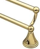 Moen DN8422PB Preston 24 Double Towel Bar, Polished Brass