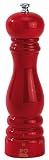 Peugeot Paris u'Select, Red Lacquer Salt mill, 9 inches