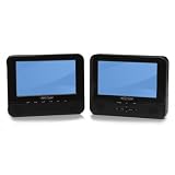 Reflexion DVD7320 18 cm (7 Zoll) Twin Monitor mit DVD-Player und eingebauten Stereo-Lautsprecher