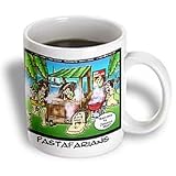 Londons Times Funny Food Coffee other Digestibles - Pastafarians Of Jamaica And Italy - Mugs