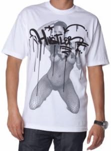 Hustler Clothing Dripper Mens Whtie Shirt MR1410