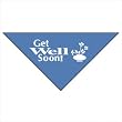 Perfect Petzzz Special Occasion Bandana Get Well Soon - Blue