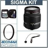Sigma 18-200mm f/3.5-6.3 II DC OS HSM Lens for Canon EOS Cameras, USA - Bundle - with Pro Optic 62mm MC UV Filter, Lens Cap Leash, Professional Lens Cleaning Kit