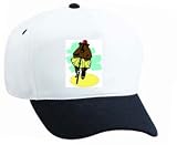 White Cap with trick, circus, unicycle, bear, tutu