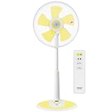 山善(YAMAZEN) 30cmリビング扇風機(リモコン)タイマー付 クリアイエロー YLR-D30(CY)