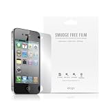 elago Smudge Free Film (Anti-Finger Print) Set for iPhone 4 + Microfiber Cleaner