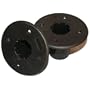Seismic Audio - Set of 2 PA/DJ Tripod Speaker Stand Mounts New Adapters - Top Hat Style