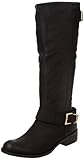 Steve Madden Women's Suspekt Boot,Black Leather,8.5 M US