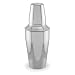 3 Piece Polished Stainless Steel Cocktail Shaker 13 oz.