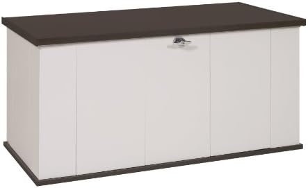 STORBOSS 2-Tone Deck and Patio Storage Chest, Chocolate/Vanilla