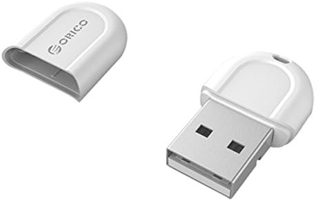 XYuan ORICO BTA-408 Bluetooth 4.0 USB Adapter Audio Receiver with Features of CSR8510 Chip/Low Energy/Freedrive/3Mbps Transfer Rate, Compatible for WINDOWS and MAC (White)