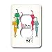 TNMGraphics Animals - Princess and Her Friends - Light Switch Covers - 2 plug outlet cover