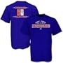 Majestic New York Knicks Royal Blue Ticket History T-shirt