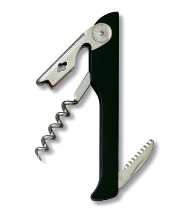 Black Hugger Waiter Corkscrew (04-0361) Category: Corkscrews