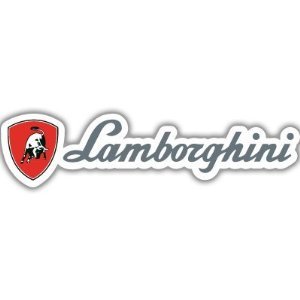 Lamborghini car bumper sticker decal 8
