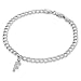 14K White Gold Accented Diamond Pendant