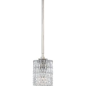 Annalie Collection Crystal Mini Pendant Light by Quoizel