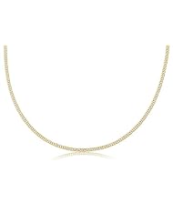 14K Solid Yellow Gold Double Open Link Chain / Necklace 2mm Wide 26" inch Long