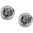 Stainless Steel Cincinnati Bengals Logo Stud Earrings