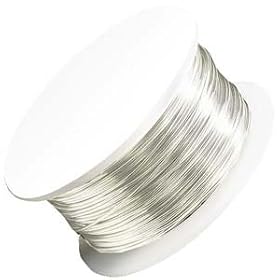 Artistic Craft Wire Silver Plated Non Tarnish 18 Gauge - 4 Yard