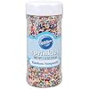 Wilton 710-4065 Rainbow Nonpareils Food Decorative, 7.5-Ounce