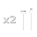 2 X Apple iPad 2 & iPad & iphone 4S iPhone 4 3GS 3G USB Data Sync & Charge charging Cable