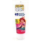 No-Ad Disney Sun Pals Spf#45 Ariel 3.4 oz. Tube