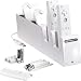 T-Charge White Lacquered (Dual Charger and Docking Station for 2 Sets of Wii Remotes & Nunchucks)
