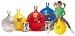 Gymnic Hop on Air 45, 18inch Hop Ball See Thru Yellow