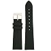 Watch Band Black Satin Fabric with Leather lining