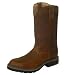 Twisted X Boots Men's Work Boots Cowboy Style, 12" Top, Oiled Brown and Brown, Regular Toe