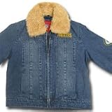 Green Bay Packers Womens Denim Jacket w/Removable Fur Collar