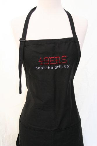 Black Embroidered Apron 