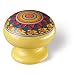 Botanico 81-120 32mm Ceramic Knob Pf18-Yellow/MAla Design ()