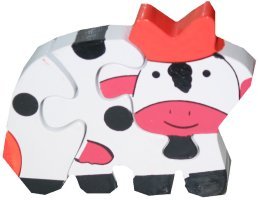 Childrens Toyshop  Toys : Chunky Cow Mini Jigsaw