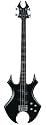 BC Rich Virgo Vintage Celtic 4-String Bass Guitar (Onyx)