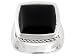 BLACK ONYX STERLING SILVER RING