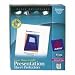 Office Products : Sheet Protector, Heavyweight, 8-1/2"x5-1/2", 50/BX, Clear, Sold as 1 box