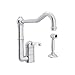 Rohl A3608LPWSAPC-2 KITCHEN FAUCETS, 4.5-in L x 2.3-in W x 10.8-in H, Polished Chrome