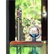 Chaney Instrument Galileo Thermometer with Glass Globe Barometer