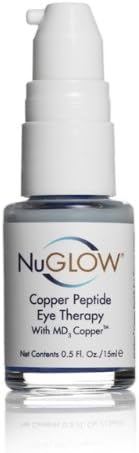Finest Copper Peptide Eye Therapy + Antioxidants & MD3 Copper Is Formulated To Deliver An Extra Boost Of Health Essential Copper To The Skin Around Your Eyes. Perfect For Erasing Crows Feet. NuGlow®