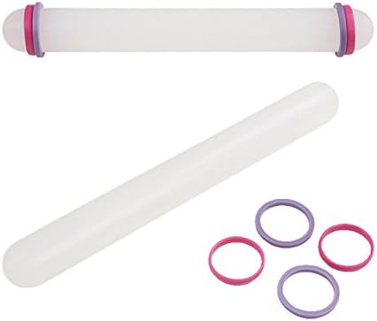 iLoveBBQ® Plastic Non-stick Fondant Cakes 9 Inch Thickness Rolling Pin DIY Baking Tools