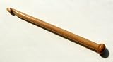U-nitt 13 inch bamboo tunisian afghan crochet hook sz: P (12MM) patina