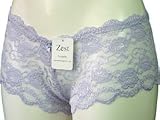 Zest Lingerie 5 Pack of Lace Hipster Shorts Pastal Colours