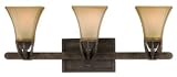 Bath-Vanity Lights Lighting Fixtures Carnegie, 3-Lt Vanity Strip