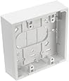 Leviton 42777-2WB Surface Mount Backbox, Dual Gang, White, Box Depth Is 1.45 Inches