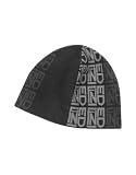 Fendi All Over Logo Knit Wool Skull Cap Black-Gray